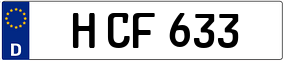 Truck License Plate